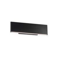 Lampada Da Parete Desk Ap2 Nero Ideal-Lux
