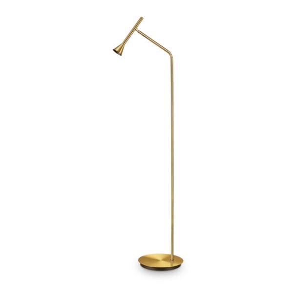 Lampada Da Terra Diesis Pt Ottone Ideal-Lux