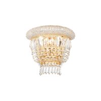 Lampada Da Parete Dubai Ap2 Ottone Ideal-Lux