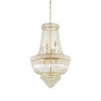 Lampada A Sospensione Dubai Sp10 Ottone Ideal-Lux