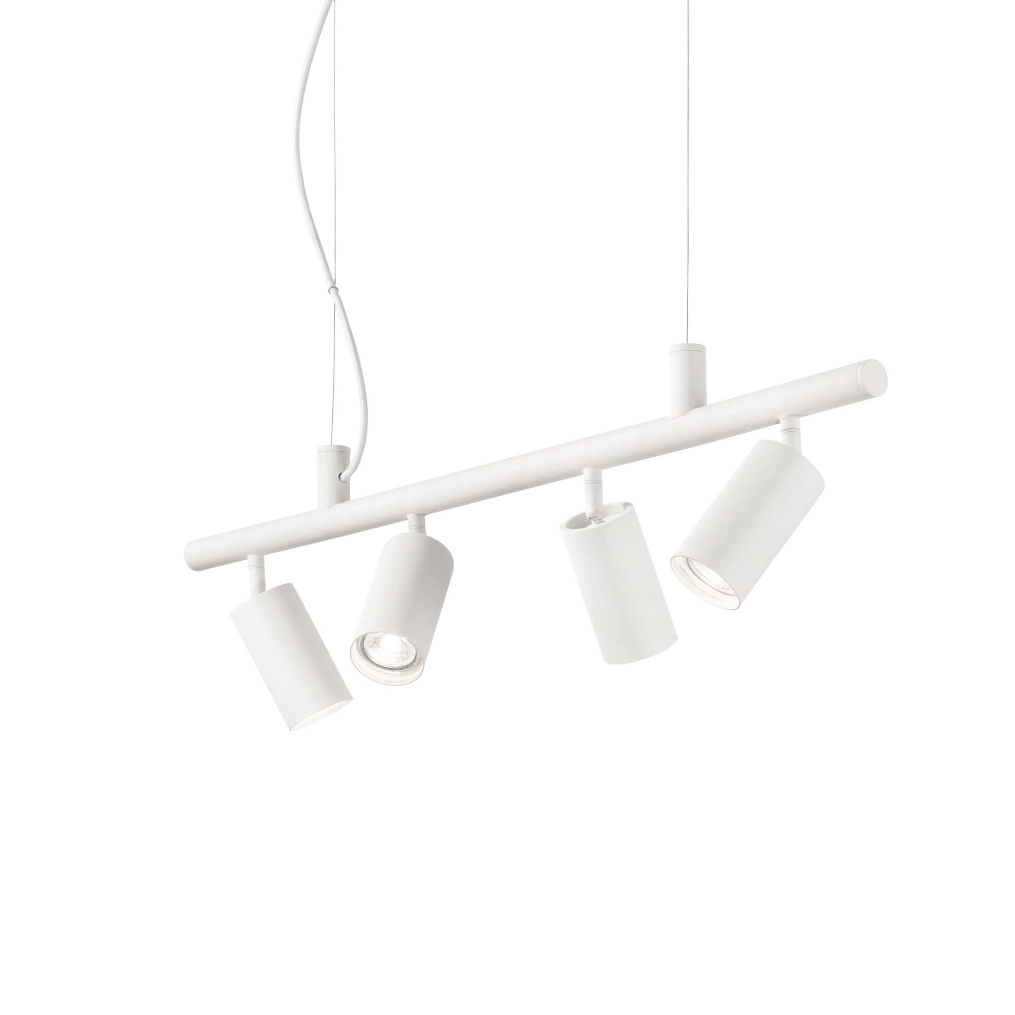Lampada A Sospensione Dynamite Sp4 Bianco Ideal-Lux