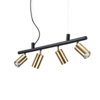 Lampada A Sospensione Dynamite Sp4 Ottone Ideal-Lux