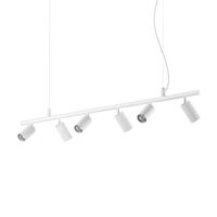 Lampada A Sospensione Dynamite Sp6 Bianco Ideal-Lux