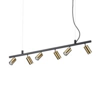 Lampada A Sospensione Dynamite Sp6 Ottone Ideal-Lux