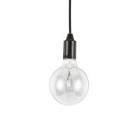 Lampada A Sospensione Edison Sp1 Nero Ideal-Lux