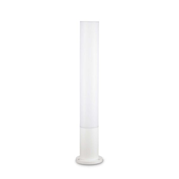 Lampada Da Terra Edo Outdoor Pt1 Round Bianco Ideal-Lux