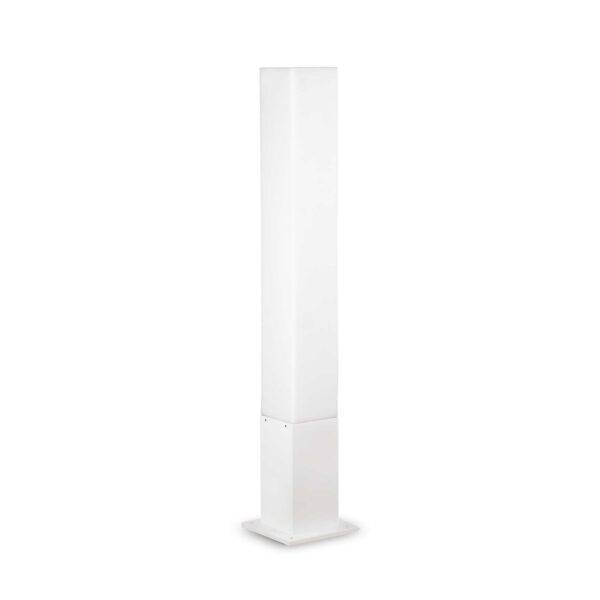 Lampada Da Terra Edo Outdoor Pt1 Square Bianco Ideal-Lux