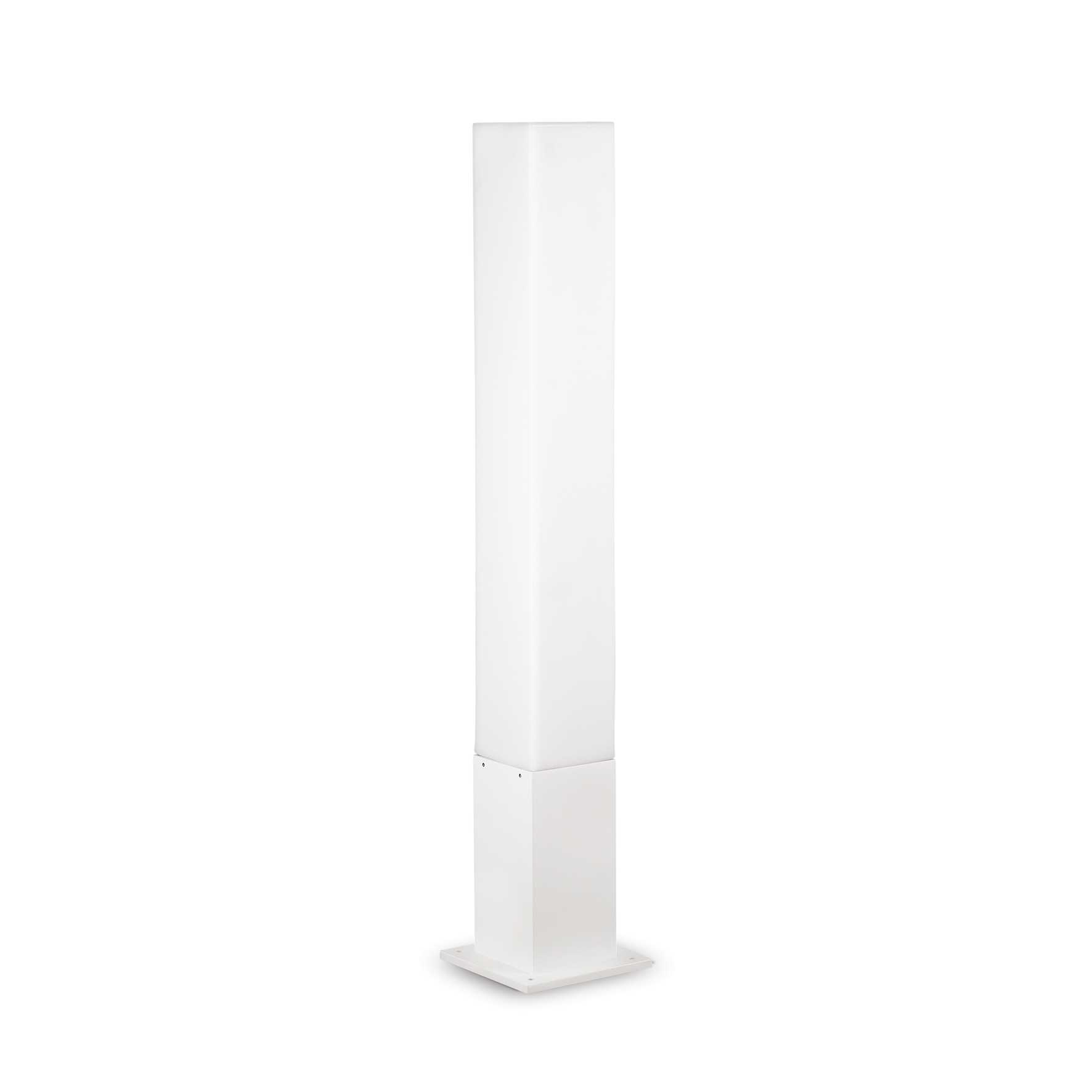 Lampada Da Terra Edo Outdoor Pt1 Square Bianco Ideal-Lux