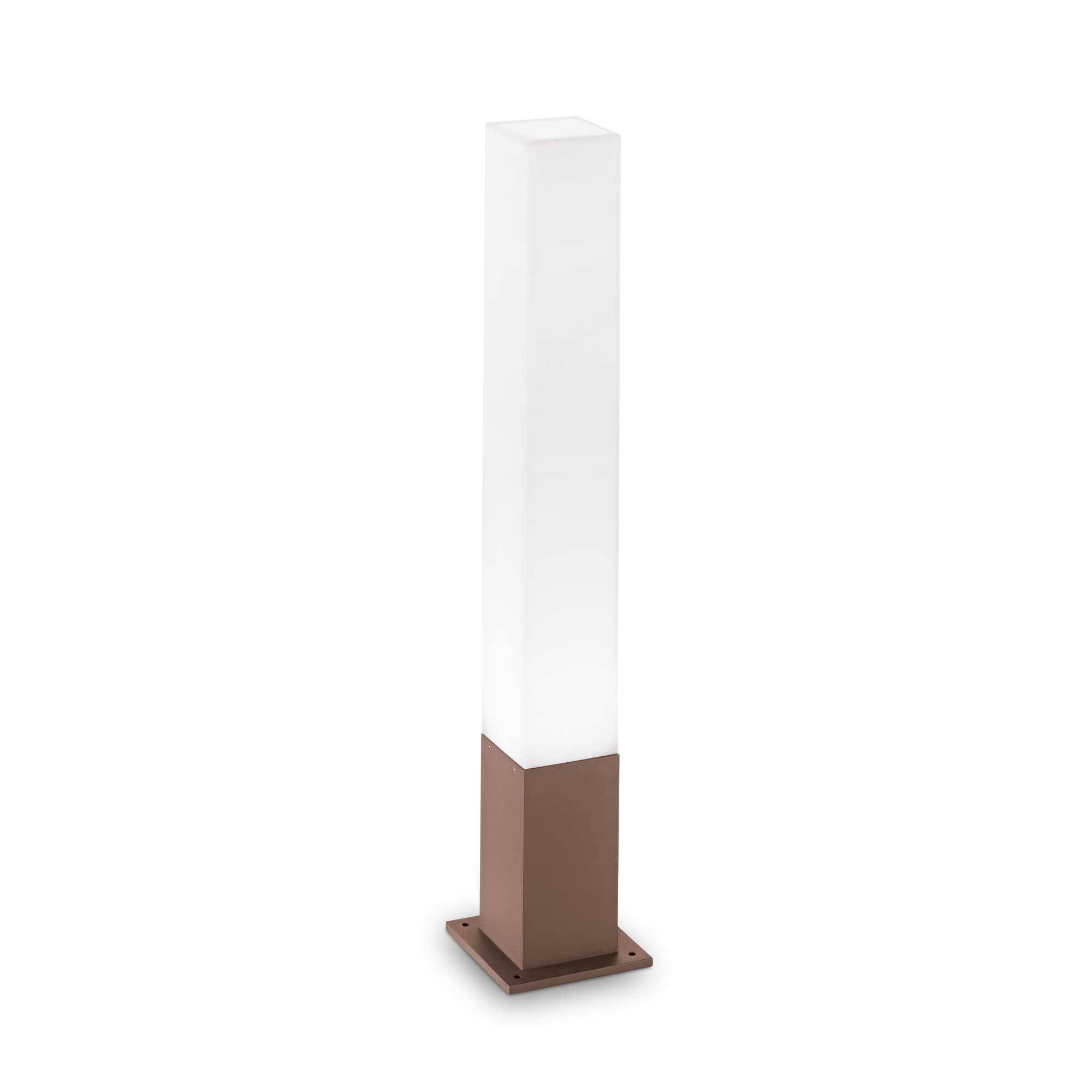 Lampada Da Terra Edo Outdoor Pt1 Square Coffee Ideal-Lux