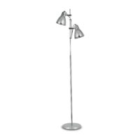 Lampada Da Terra Elvis Pt2 Argento Ideal-Lux