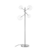 Lampada Da Terra Equinoxe Pt4 Cromo Ideal-Lux