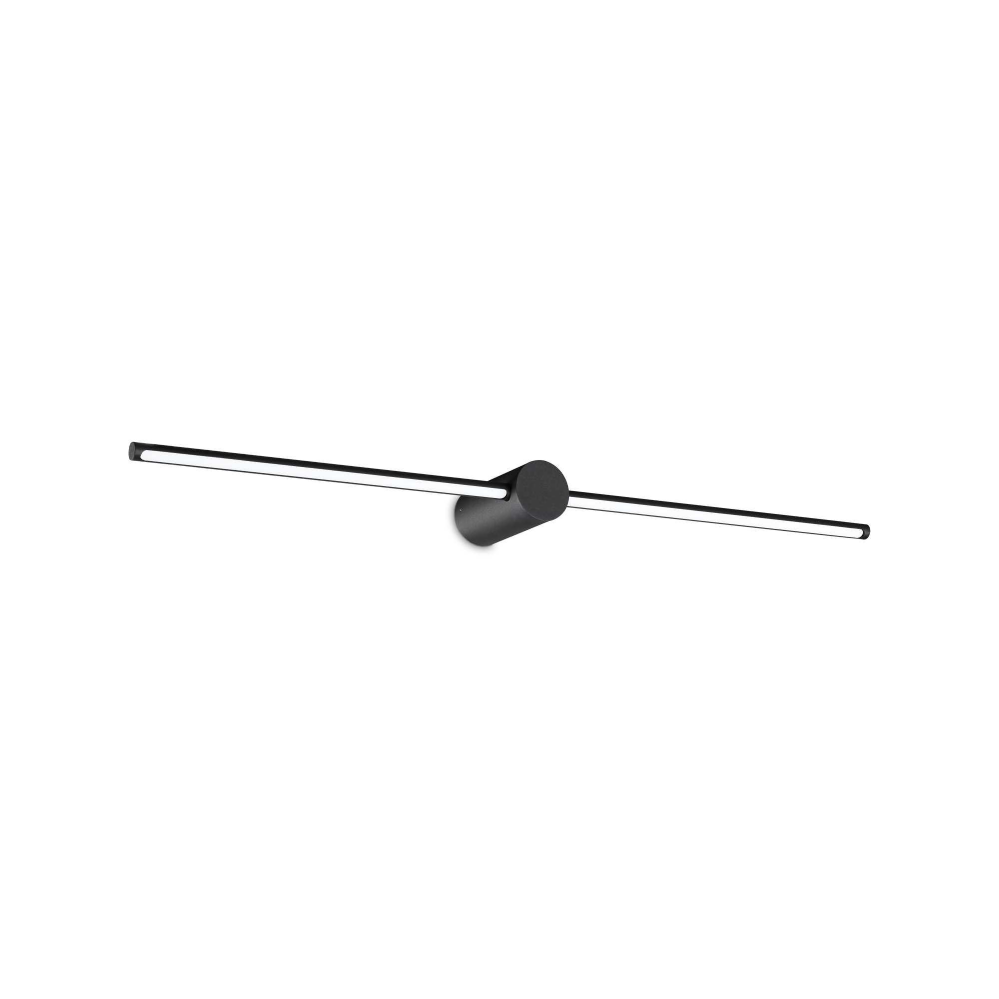 Lampada Da Parete Filo Ap D075 Nero Ideal-Lux