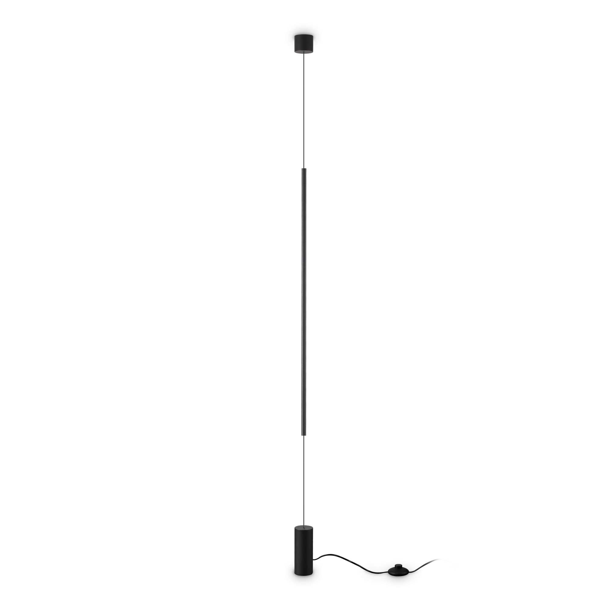 Lampada Da Parete Filo Pt Nero Ideal-Lux