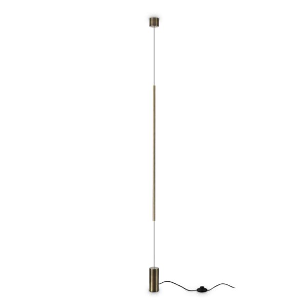 Lampada Da Parete Filo Pt Ottone Ideal-Lux