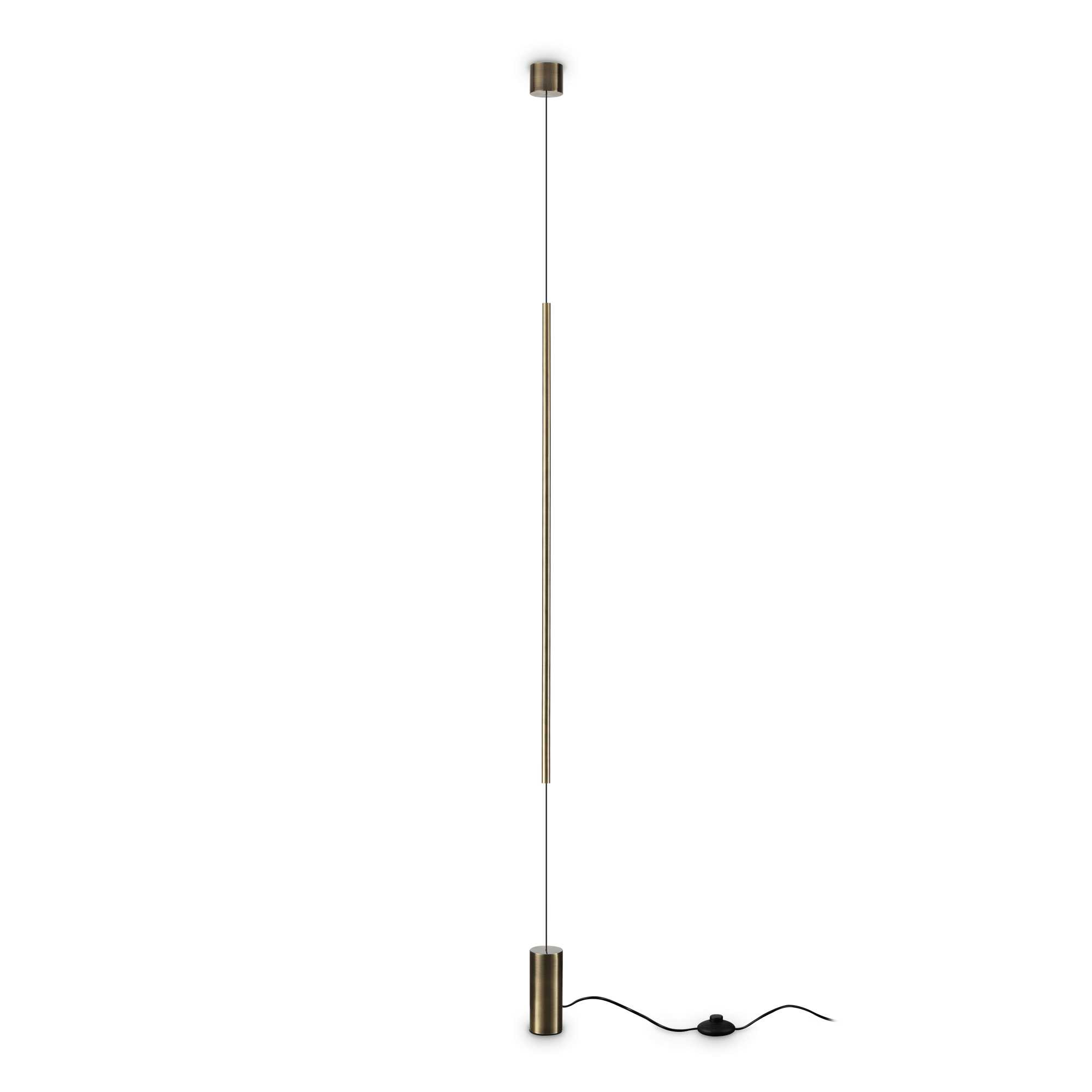 Lampada Da Parete Filo Pt Ottone Ideal-Lux