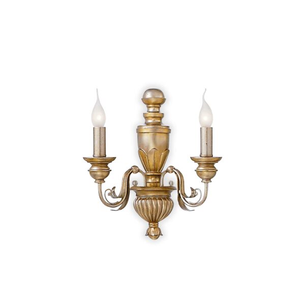 Lampada Da Parete Firenze Ap2 Oro Ideal-Lux