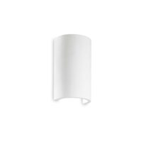 Lampada Da Parete Flash Gesso Ap1 Round Ideal-Lux