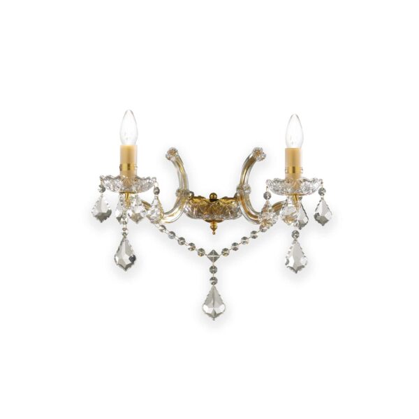 Lampada Da Parete Florian Ap2 Oro Ideal-Lux