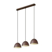 Lampada A Sospensione Folk Sp3 Coffee Ideal-Lux