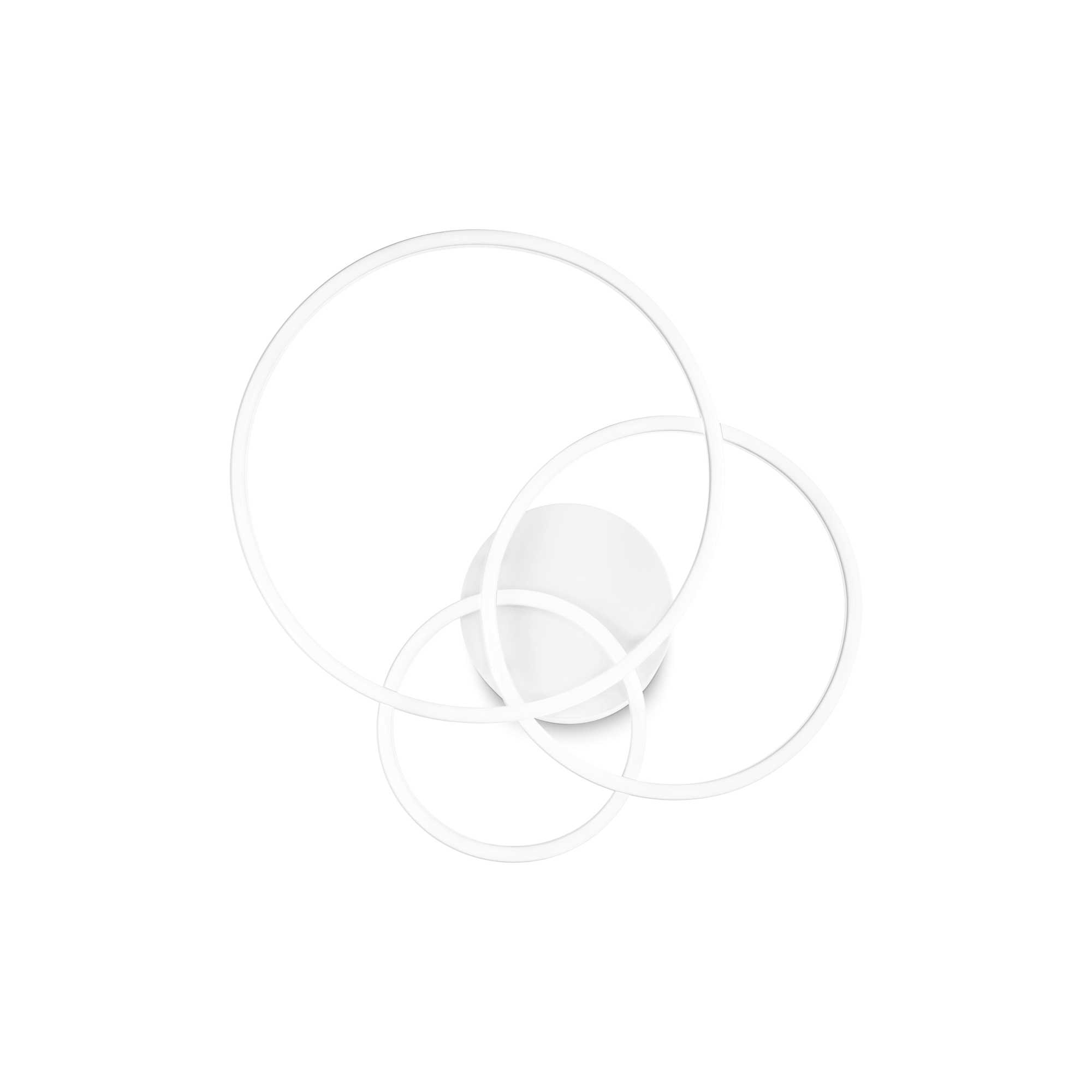 Lampada Da Soffitto Frame Pl Cerchio Bianco Ideal-Lux