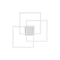 Lampada Da Soffitto Frame Pl Quadrato Bianco Ideal-Lux