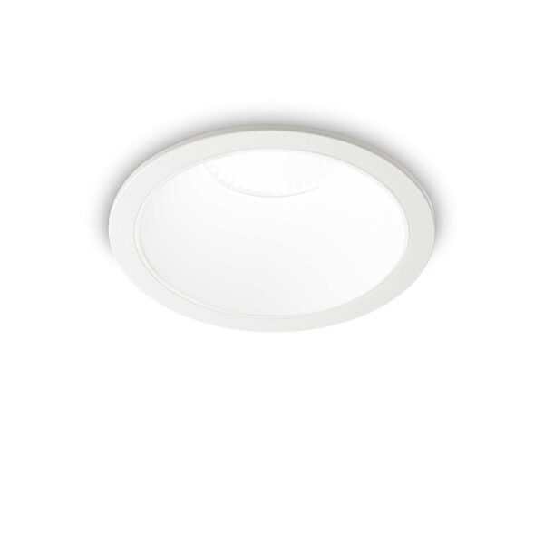 Lampada Da Incasso Game Trim Round 20W 3000K Wh Wh Ideal-Lux
