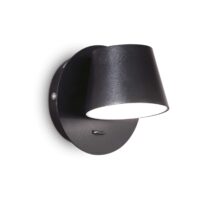 Lampada Da Parete Gim Ap Nero Ideal-Lux