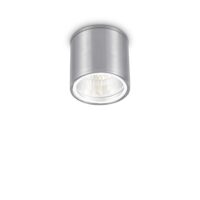 Lampada Da Soffitto Gun Pl1 Alluminio Ideal-Lux