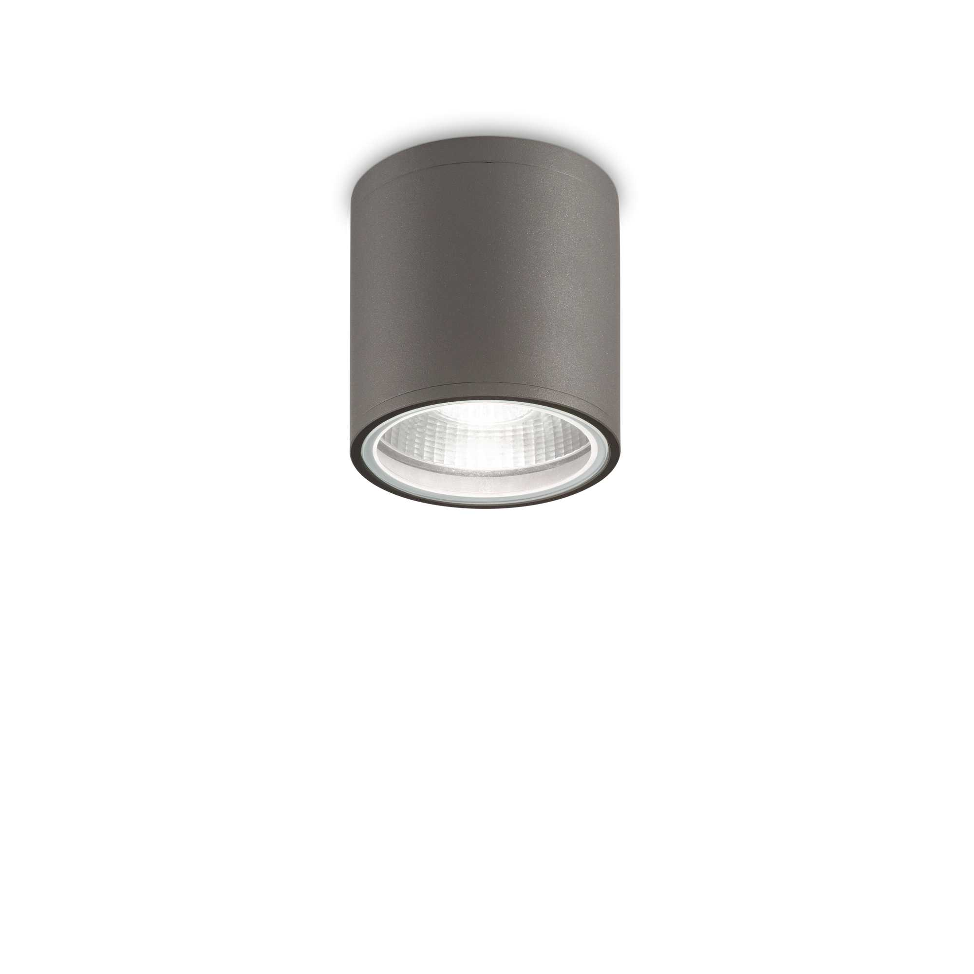 Lampada Da Soffitto Gun Pl1 Antracite Ideal-Lux