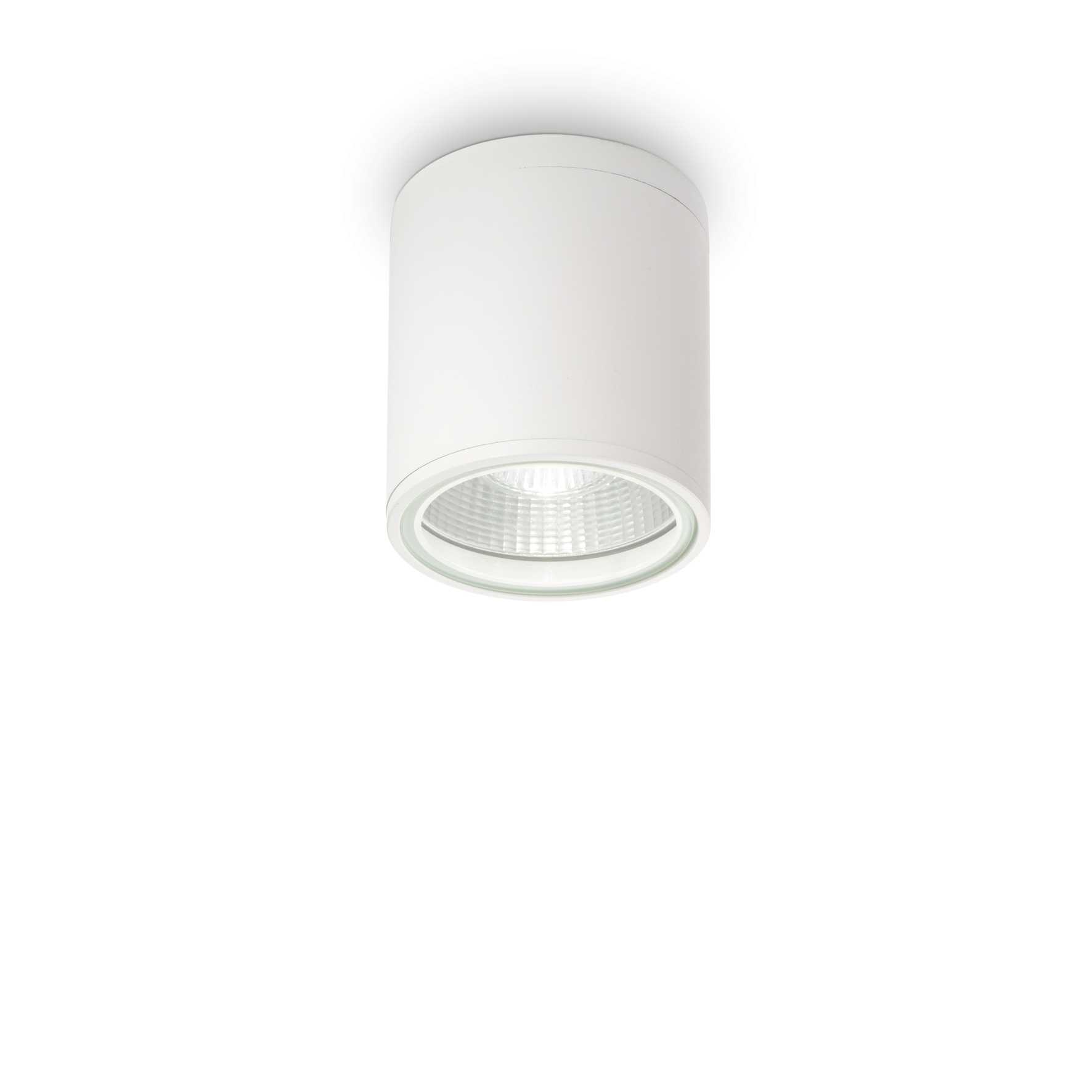 Lampada Da Soffitto Gun Pl1 Bianco Ideal-Lux