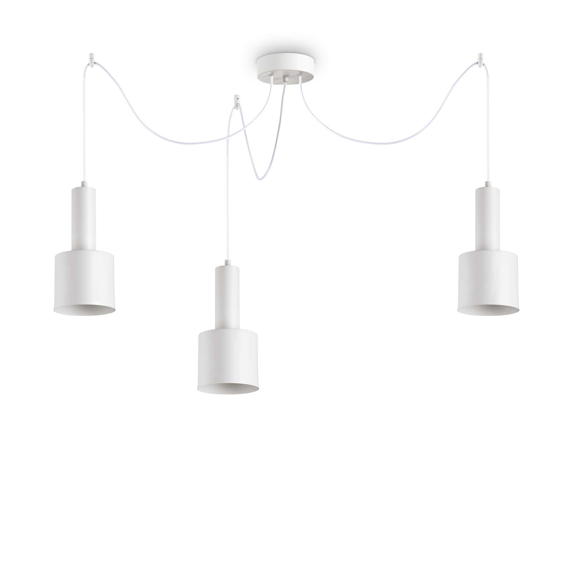 Lampada A Sospensione Holly Sp3 Bianco Ideal-Lux