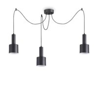 Lampada A Sospensione Holly Sp3 Nero Ideal-Lux