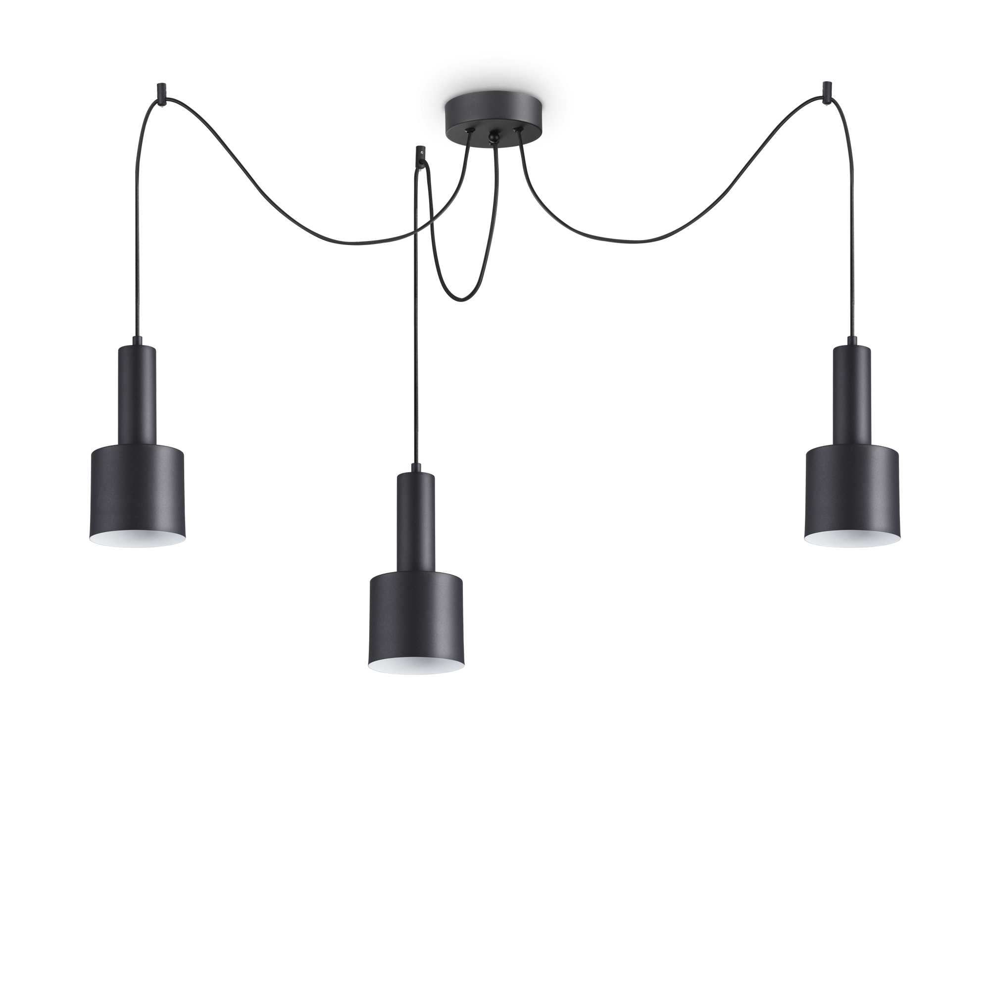 Lampada A Sospensione Holly Sp3 Nero Ideal-Lux