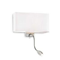 Lampada Da Parete Hotel Ap2 Bianco Ideal-Lux