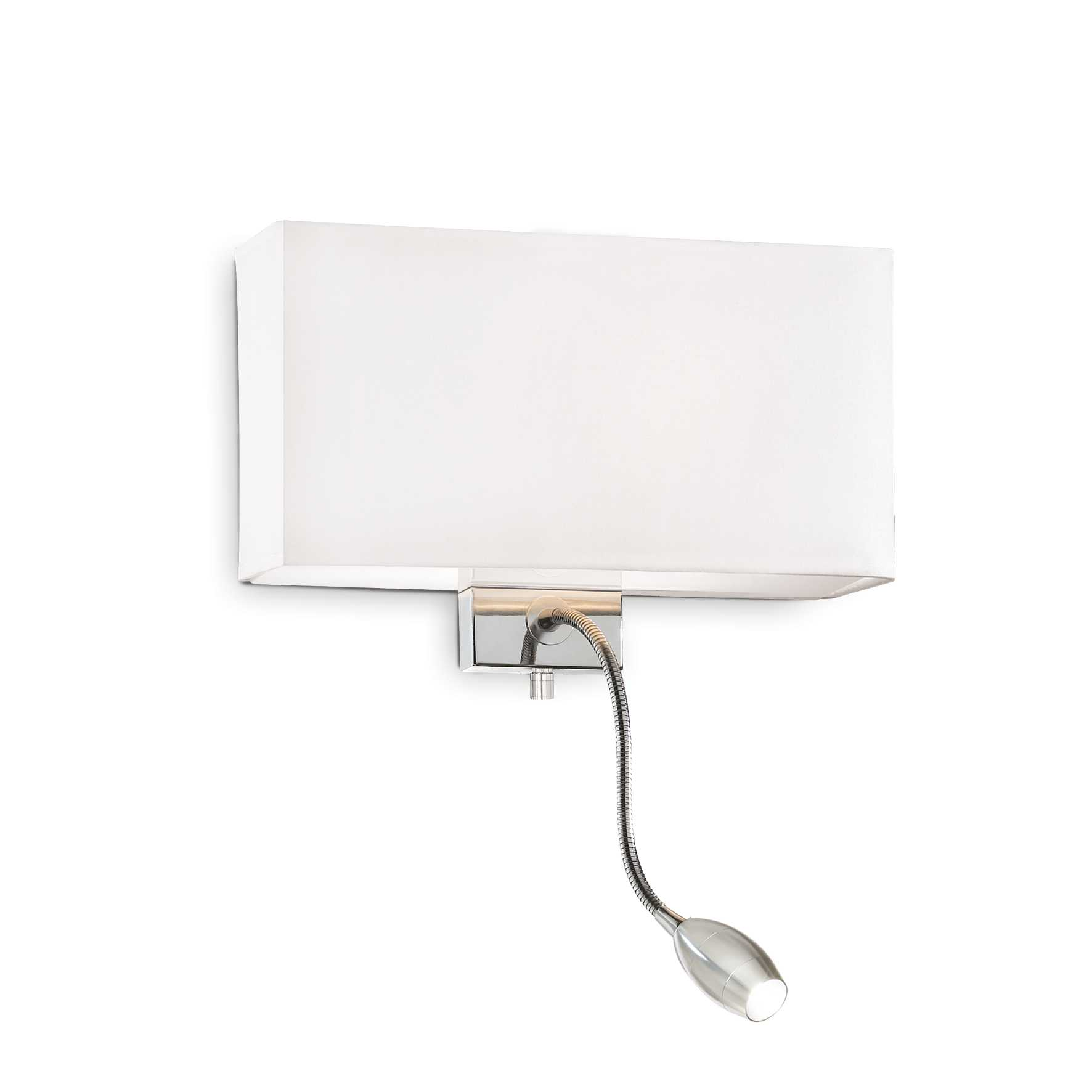 Lampada Da Parete Hotel Ap2 Bianco Ideal-Lux