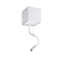 Lampada Da Parete Kid Map2 Bianco Ideal-Lux
