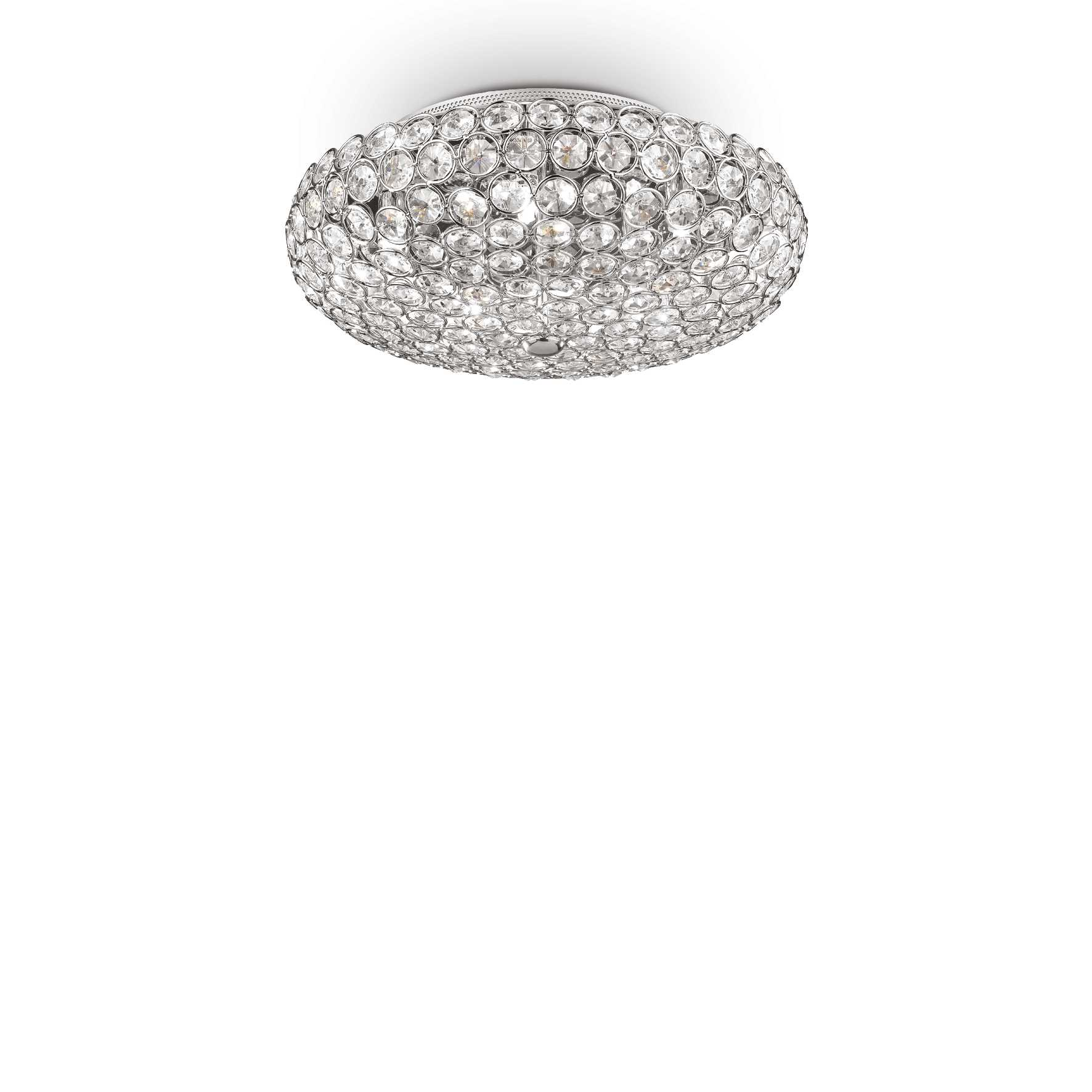 Lampada Da Soffitto King Pl5 Cromo Ideal-Lux