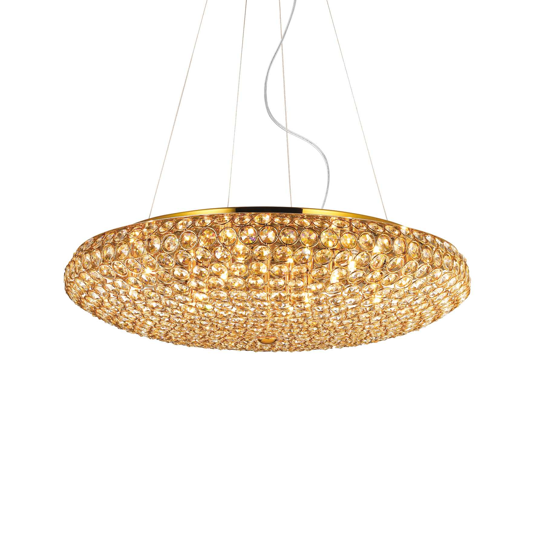 Lampada A Sospensione King Sp12 Oro Ideal-Lux