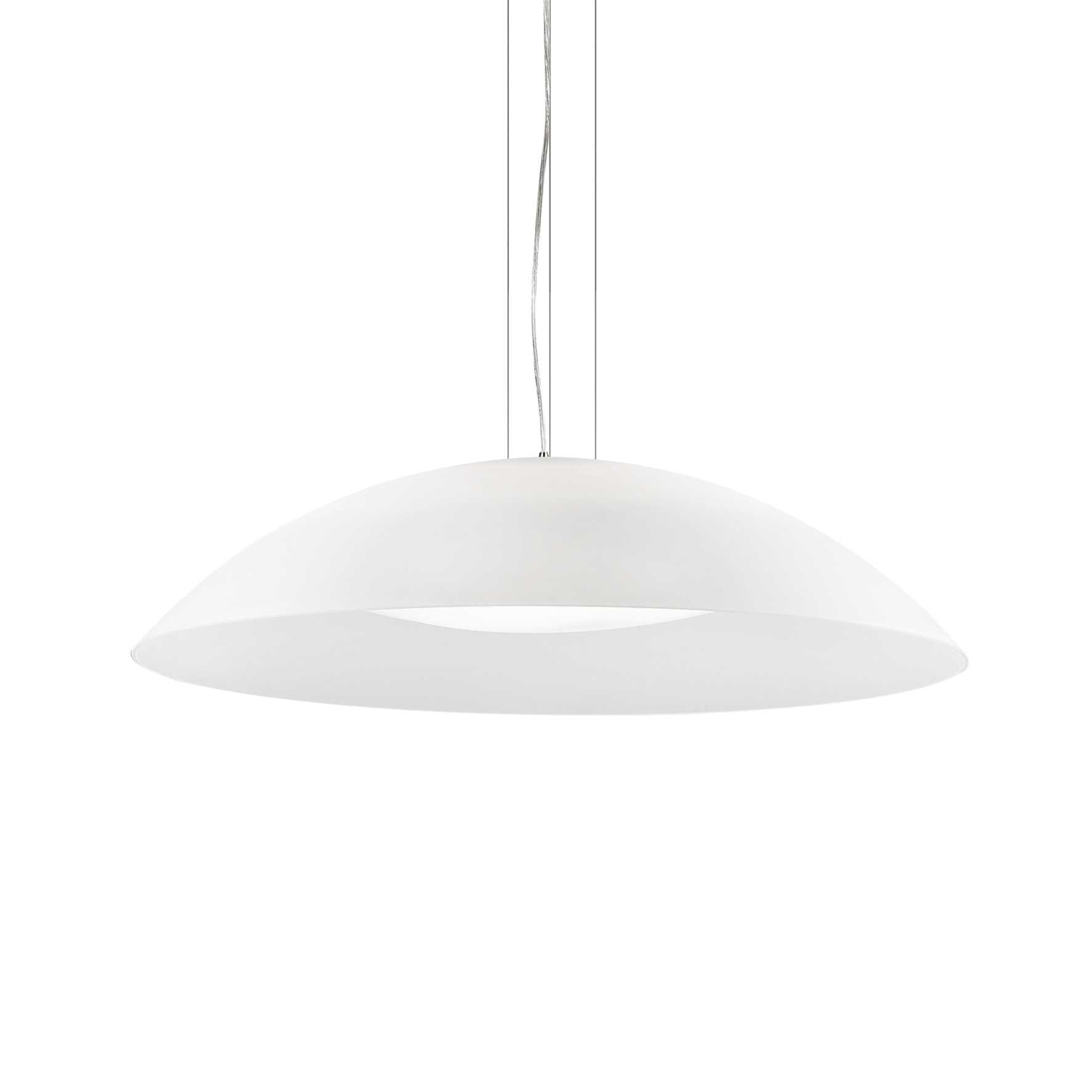 Lampada A Sospensione Lena Sp3 D74 Bianco Ideal-Lux
