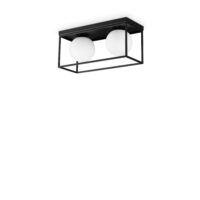 Lampada Da Soffitto Lingotto Pl2 Nero Ideal-Lux