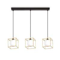 Lampada A Sospensione Lingotto Sp3 Single Ottone Ideal-Lux