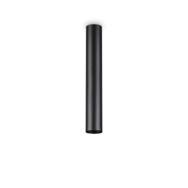 Lampada Da Soffitto Look Pl1 H40 Nero Ideal-Lux