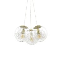 Lampada A Sospensione Mapa Sat Sp3 Ottone Ideal-Lux