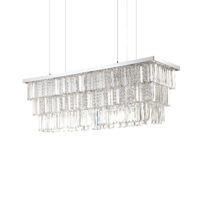 Lampada A Sospensione Martinez Sp8 Cromo Ideal-Lux