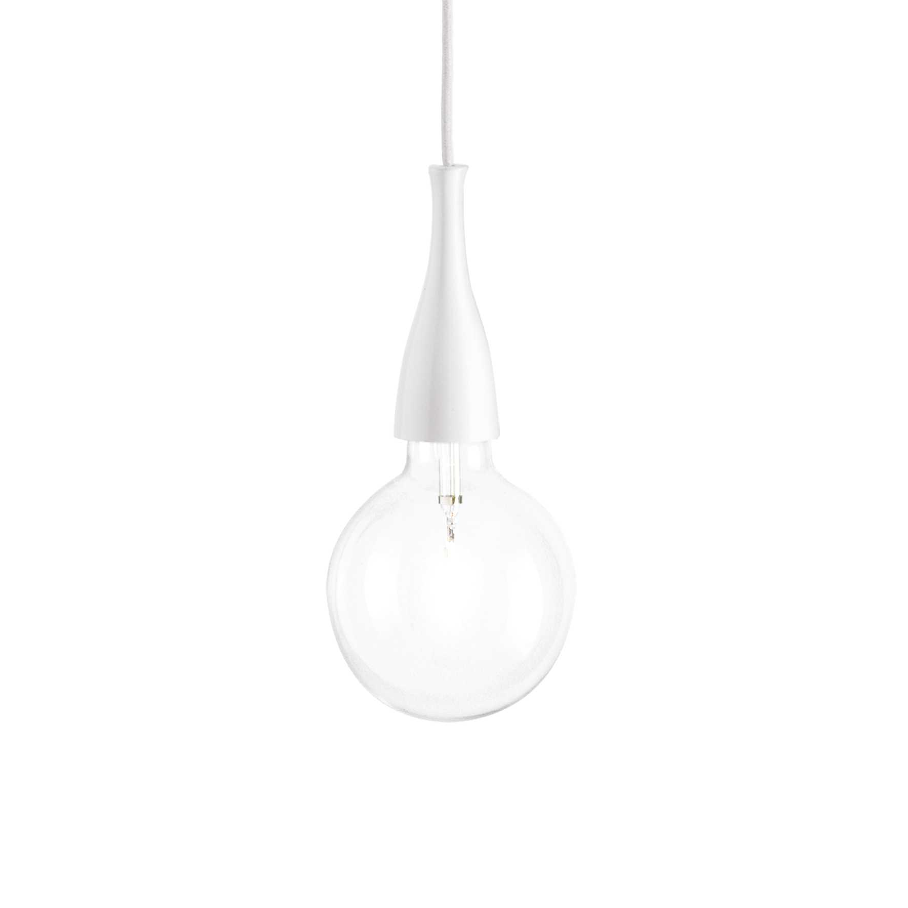 Lampada A Sospensione Minimal Sp1 Bianco Ideal-Lux