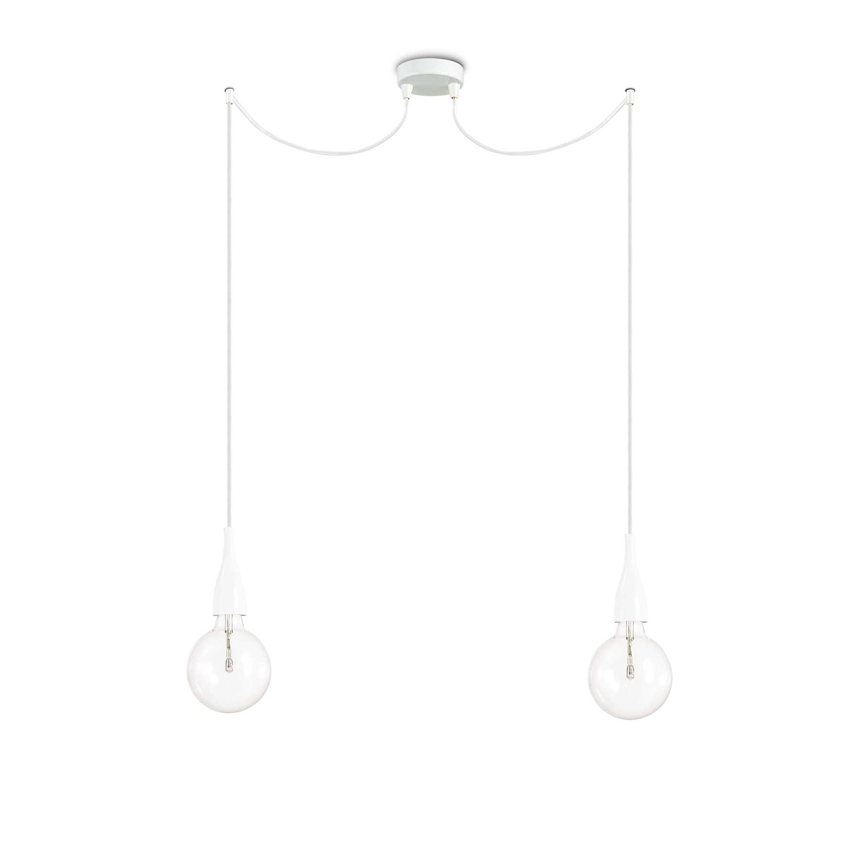 Lampada A Sospensione Minimal Sp2 Bianco Opaco Ideal-Lux