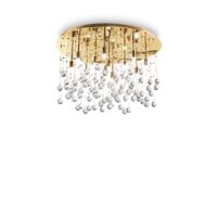 Lampada Da Soffitto Moonlight Pl12 Oro Ideal-Lux