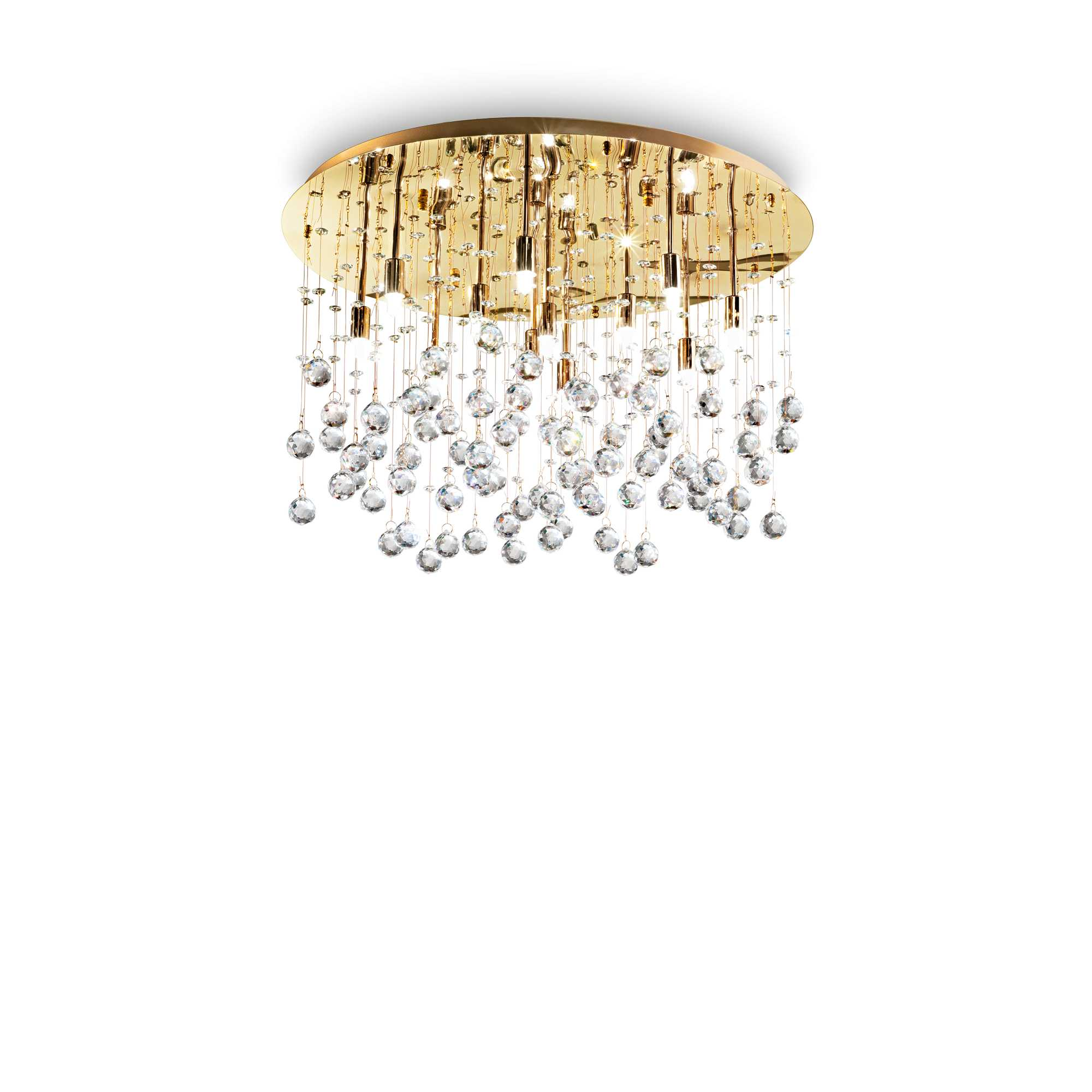 Lampada Da Soffitto Moonlight Pl12 Oro Ideal-Lux