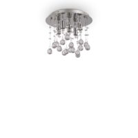 Lampada Da Soffitto Moonlight Pl5 Cromo Ideal-Lux