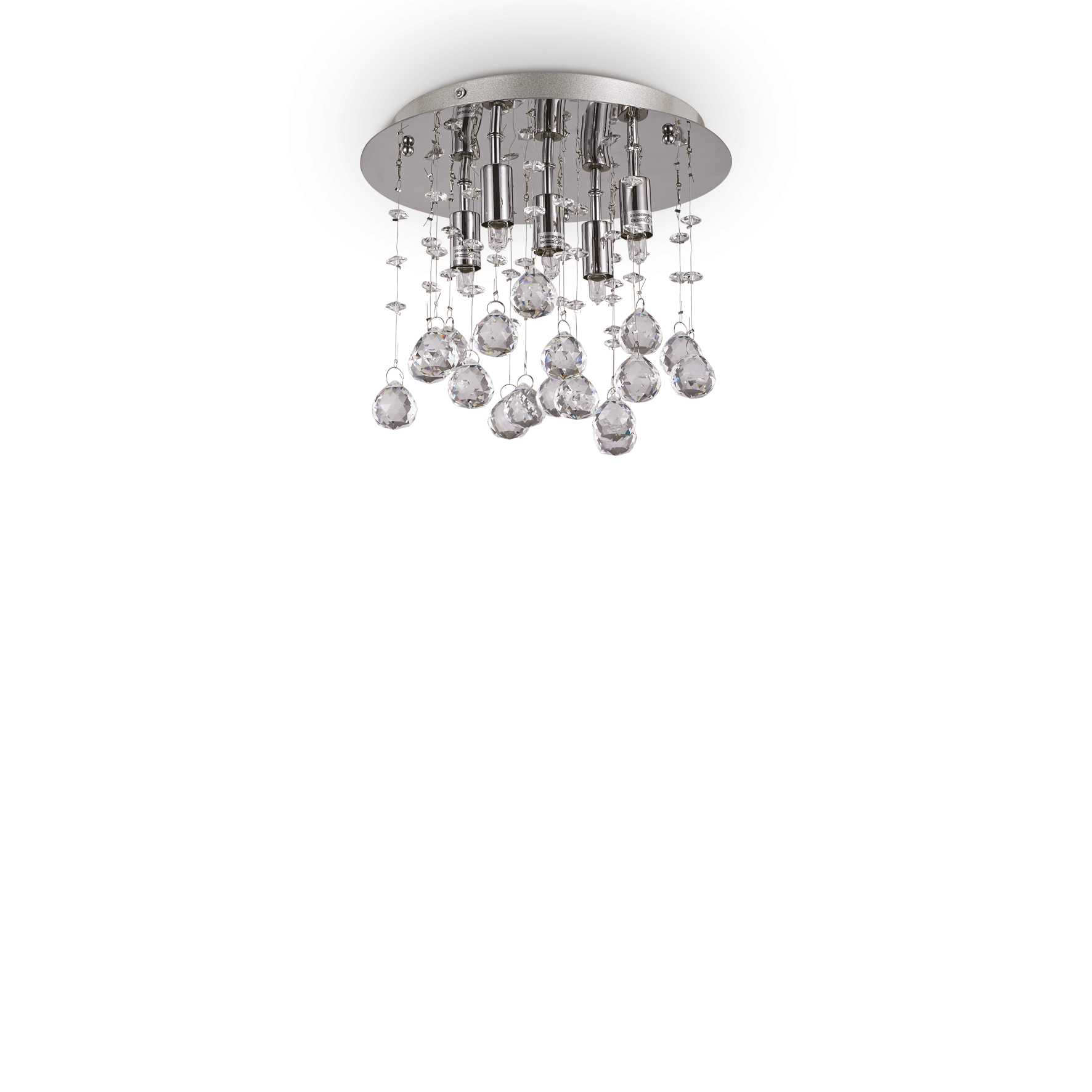 Lampada Da Soffitto Moonlight Pl5 Cromo Ideal-Lux